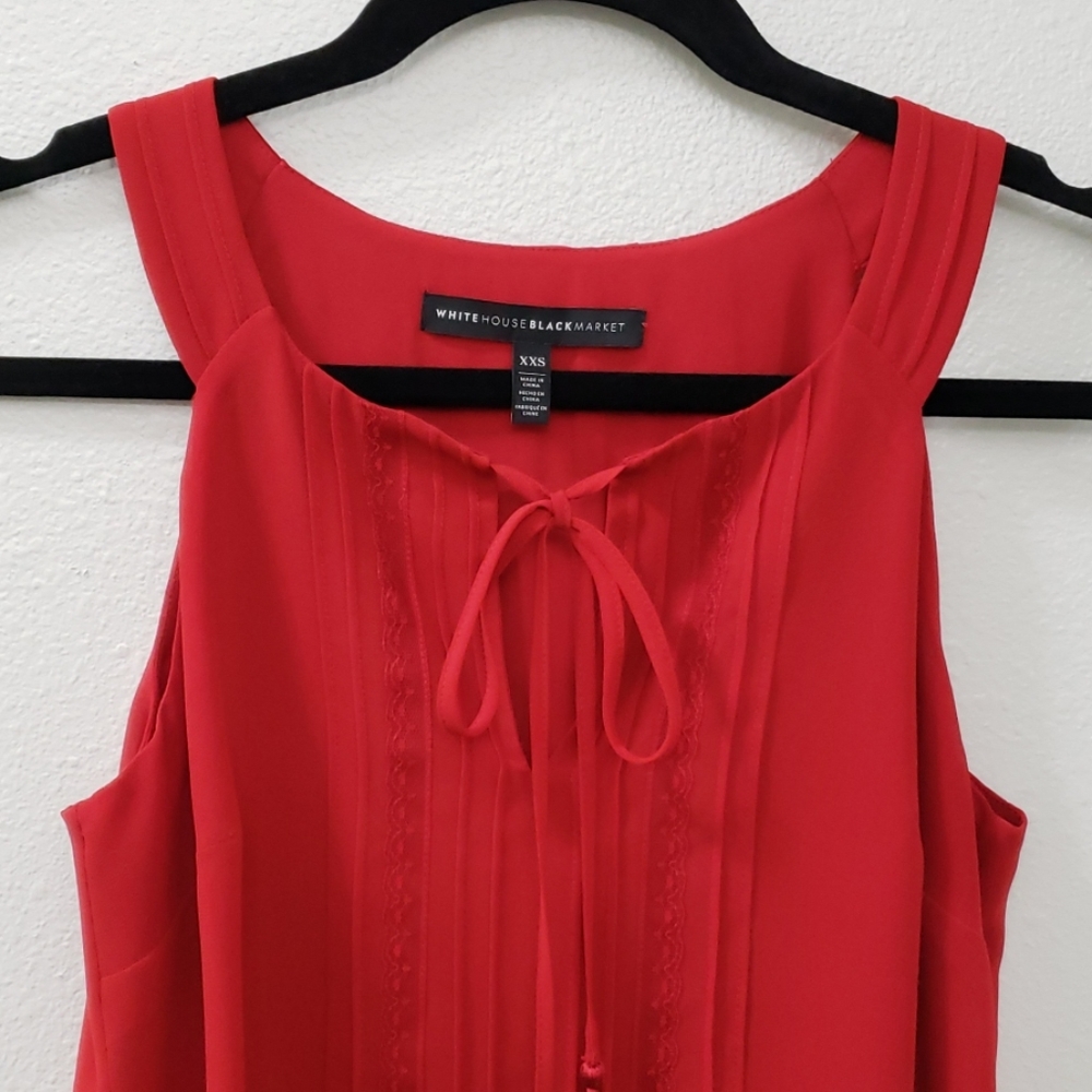 WHBM Red Top - Picture 2 of 6